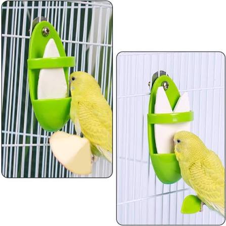 Bird Food Container Plastic Cuddle Bone Feeding Racks Vegetable Fruit Holder Hanging Feeder Parrot Cage Stands Accessories for Bird Parrot
